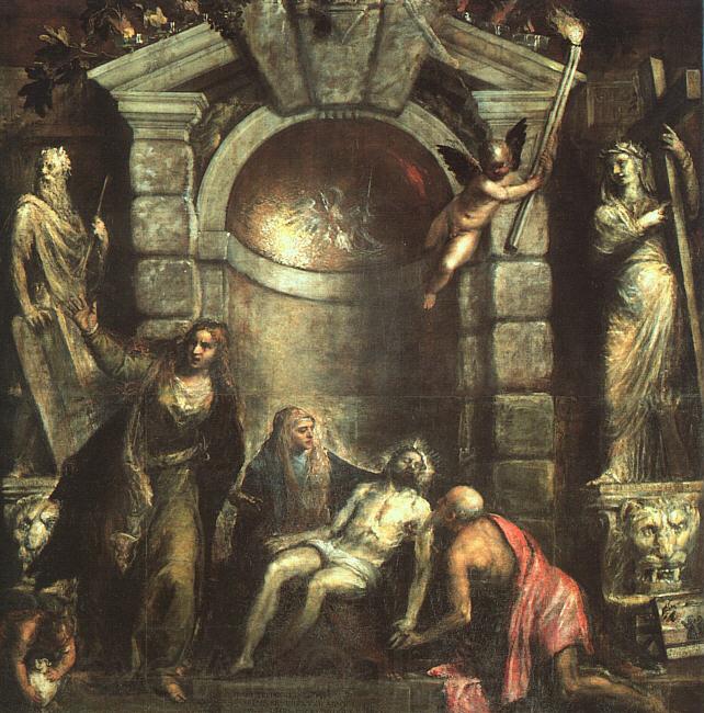  Titian Entombment (Pieta) Norge oil painting art